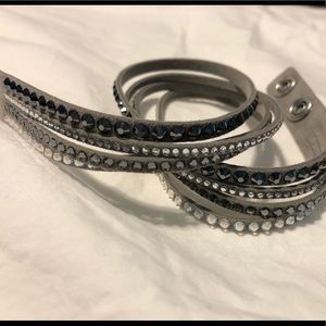 Swarovski snap bracelet